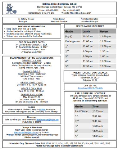 Fridge Reference Sheet 2026-2027