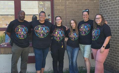 Fourth Grade Teachers' Team Picture