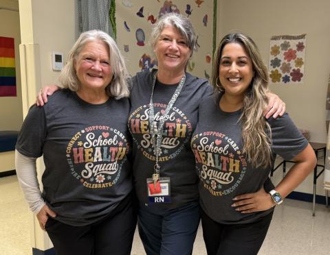 Team Picture of the Health Room Staff